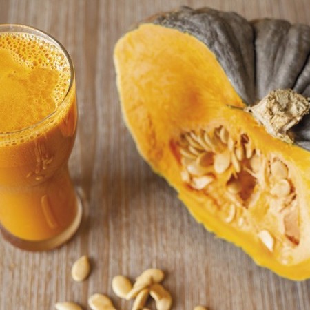 SUCCO SALATO DI ZUCCA E CAROTE