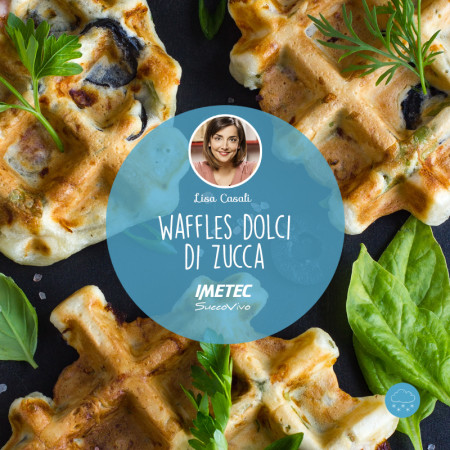UN'IDEA SPECIALE PER UNA SETTIMANA BIANCA: waffles dolci di zucca